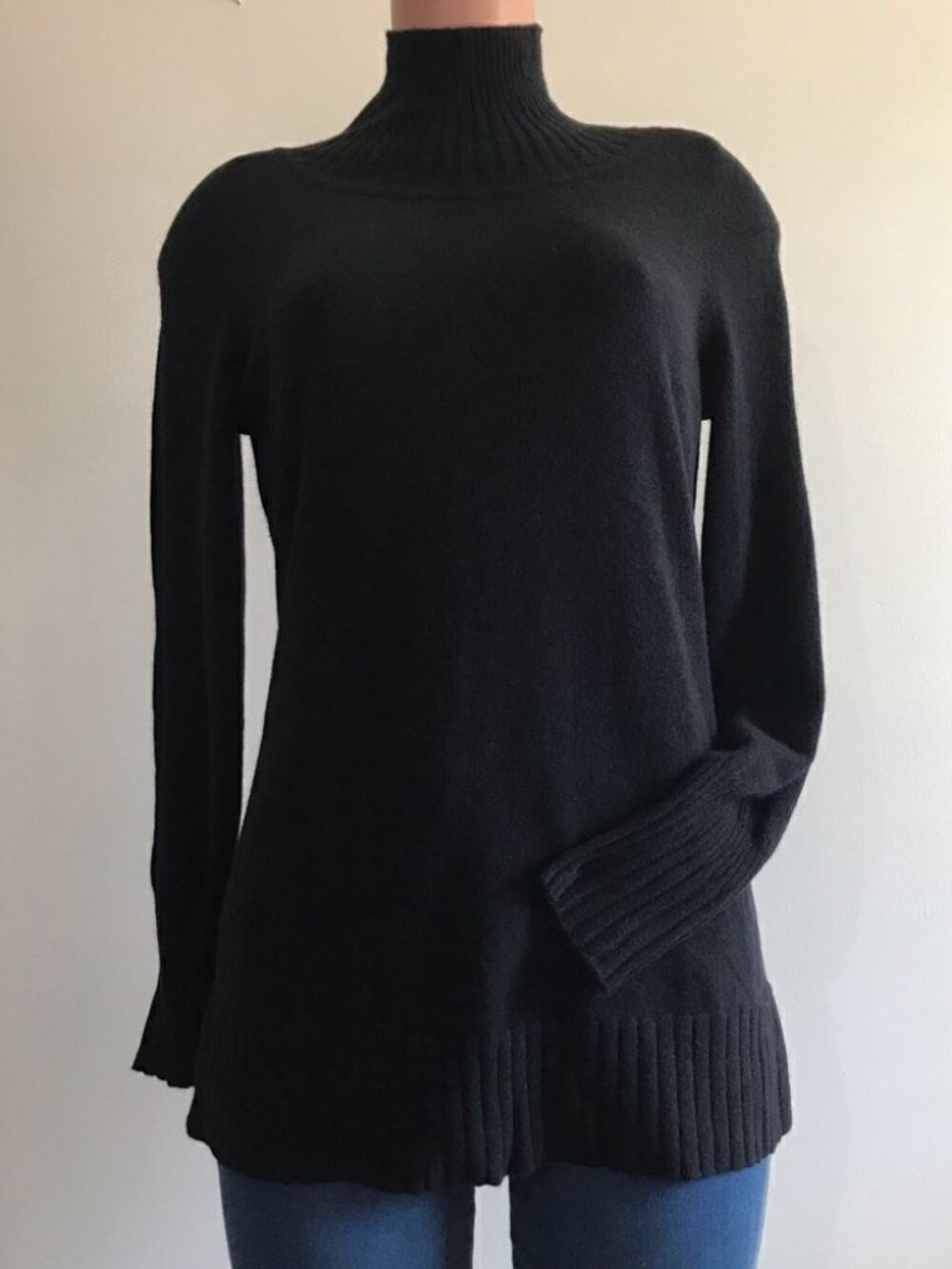Isaac Mizrahi Live! 2-Ply Cashmere Turtleneck Sweater